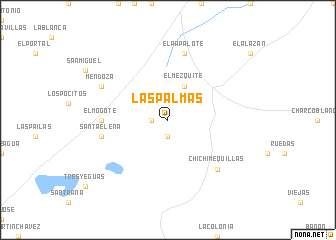 map of Las Palmas