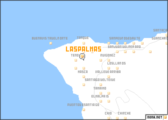 map of Las Palmas