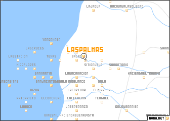 map of Las Palmas