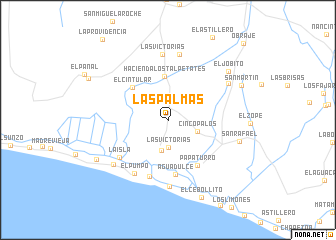 map of Las Palmas