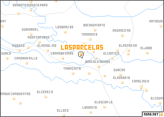 map of Las Parcelas