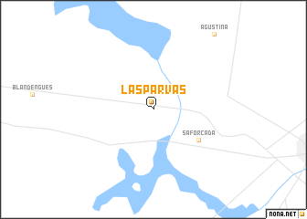 map of Las Parvas