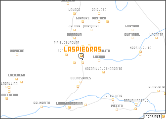 map of Las Piedras