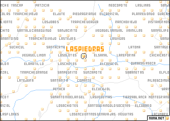 map of Las Piedras