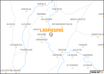 map of Las Piedras