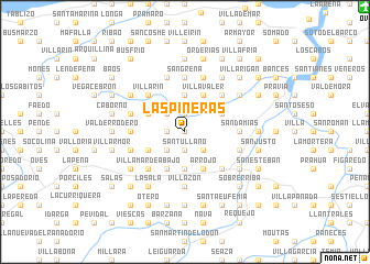 map of Las Piñeras