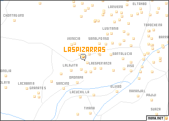 map of Las Pizarras