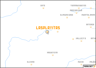 map of Las Playitas