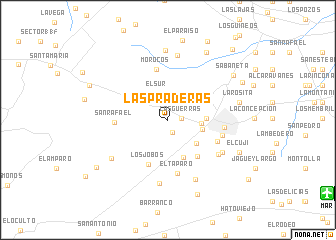 map of Las Praderas