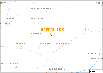 map of Las Rosillas