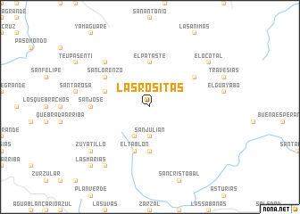 map of Las Rositas