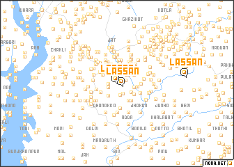 map of Lassān