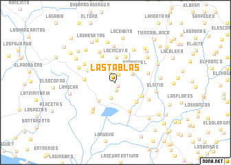 map of Las Tablas