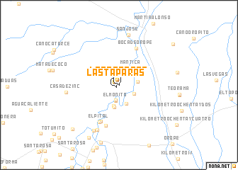 map of Las Taparas