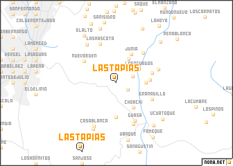 map of Las Tapias