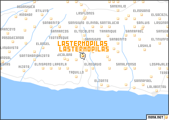 map of Las Termópilas