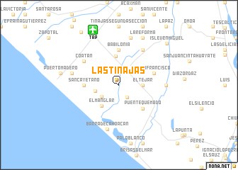 map of Las Tinajas