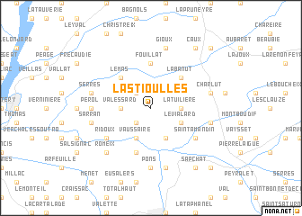 map of Lastioulles