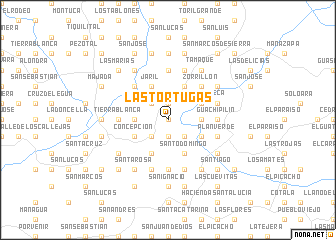map of Las Tortugas