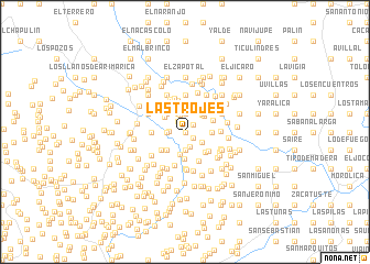 map of Las Trojes