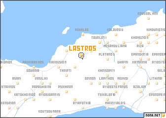 map of Lástros