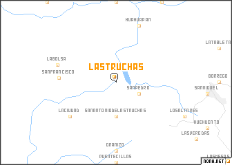 map of Las Truchas