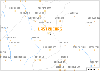 map of Las Truchas