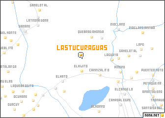 map of Las Tucuraguas