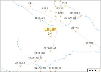 map of Lasum