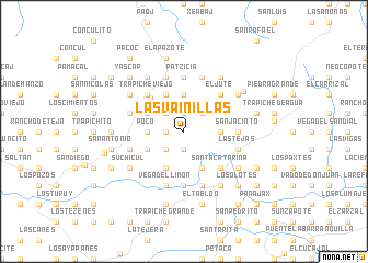 map of Las Vainillas