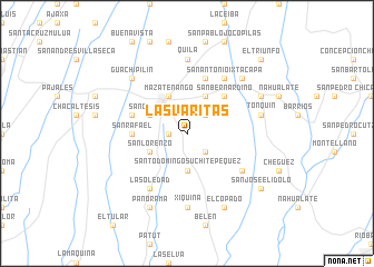 map of Las Varitas