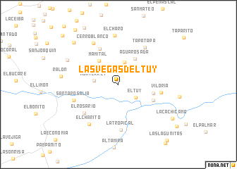 map of Las Vegas del Tuy