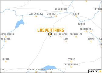 map of Las Ventanas