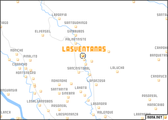 map of Las Ventanas