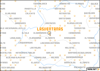 map of Las Ventanas