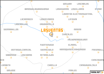 map of Las Ventas