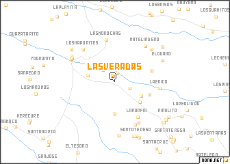 map of Las Veradas