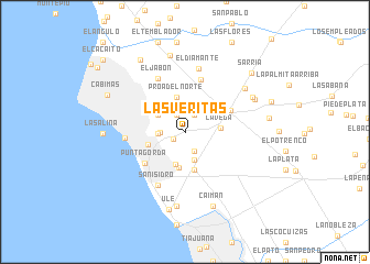 map of Las Veritas