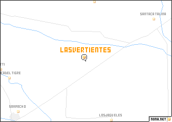 map of Las Vertientes