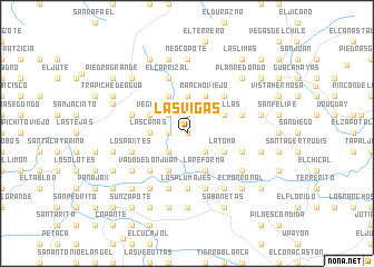 map of Las Vigas