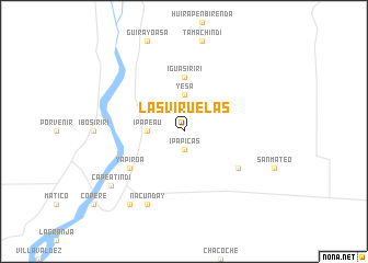 map of Las Viruelas