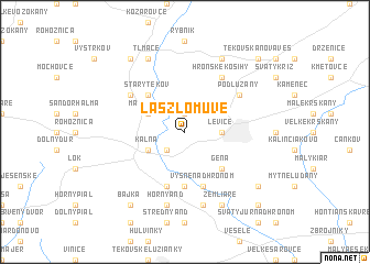 map of Lászlómüve