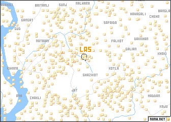 map of Las