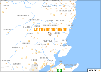 map of Lataban Number 1