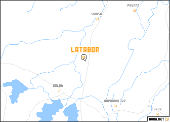 map of Lātābor