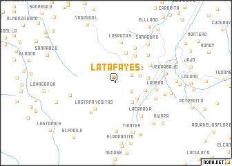 map of La Tafayes