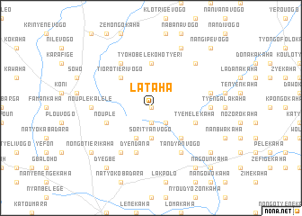 map of Lataha