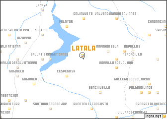 map of La Tala