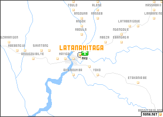 map of Latanamitaga