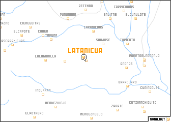 map of La Tanicua